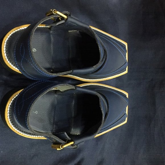 Peshawari Chappal Sandals For Men, Blue Handmade Leather Peshawari Chappal, main image 7